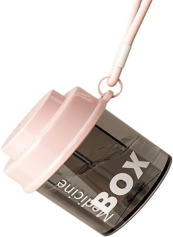 SHOPECOM علبة تنظيم الأدوية من SHOPECOM للسفر | علبة أدوية صغيرة لطيفة للاستخدام اليومي أو الشخصي، محمولة، تتسع لـ 7 أيام أو أسبوع، مناسبة للبالغين، أنيقة، تُوضع في الجيب أو حقيبة اليد، لتخزين الأدوية (1) - Image 1